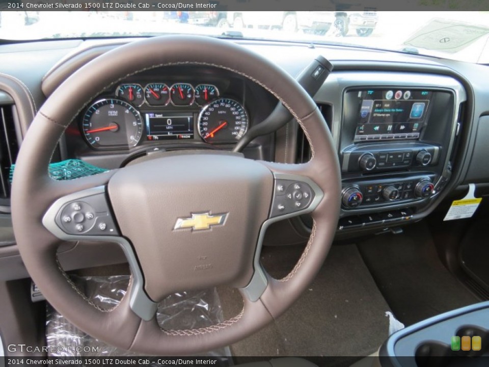 Cocoa/Dune Interior Steering Wheel for the 2014 Chevrolet Silverado 1500 LTZ Double Cab #94195819