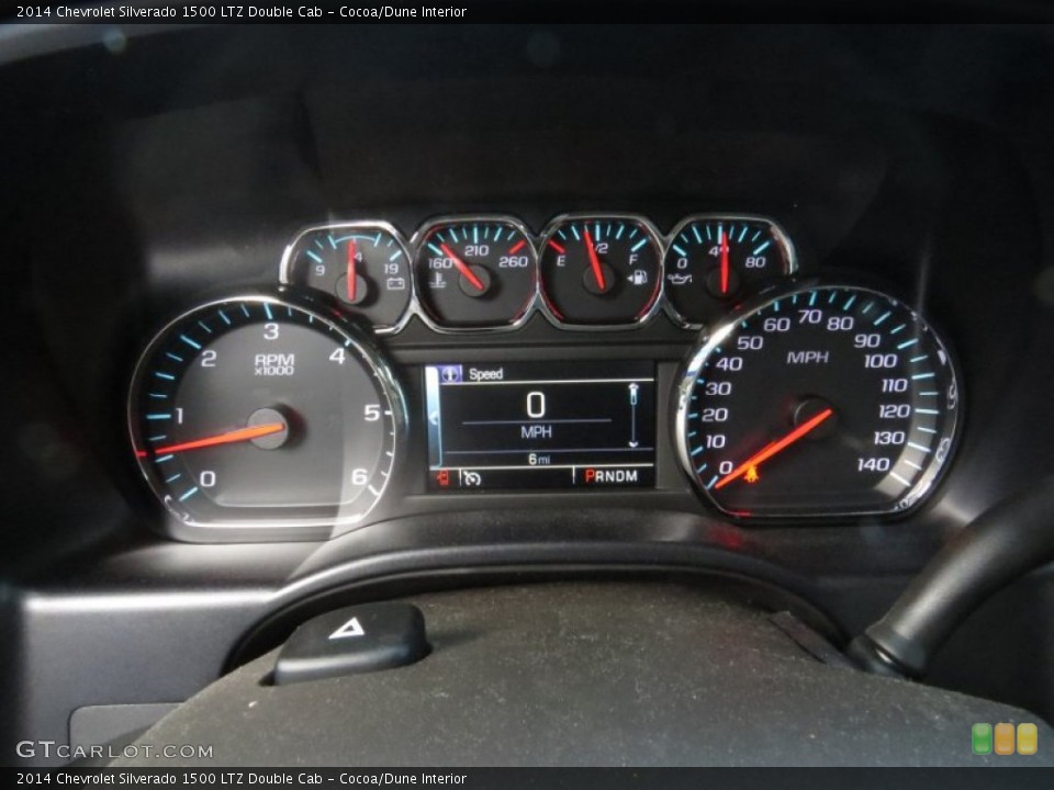 Cocoa/Dune Interior Gauges for the 2014 Chevrolet Silverado 1500 LTZ Double Cab #94195879