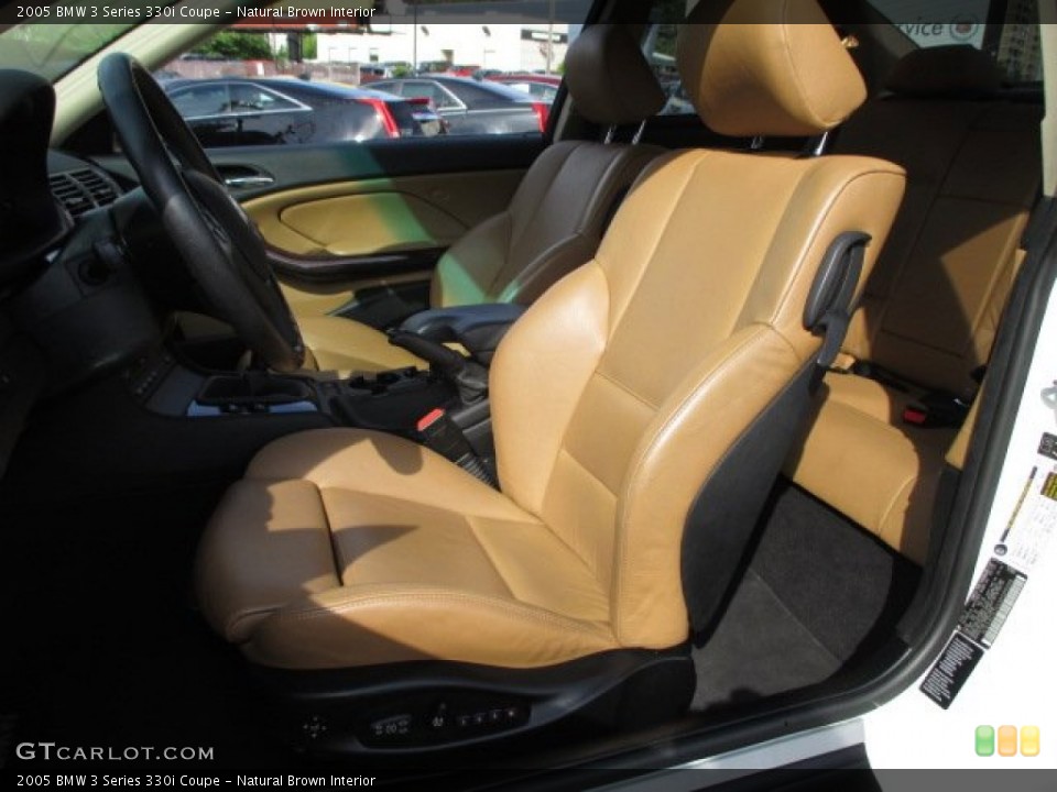 Natural Brown Interior Front Seat for the 2005 BMW 3 Series 330i Coupe #94199179