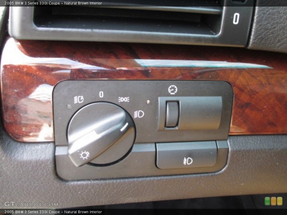 Natural Brown Interior Controls for the 2005 BMW 3 Series 330i Coupe #94199593