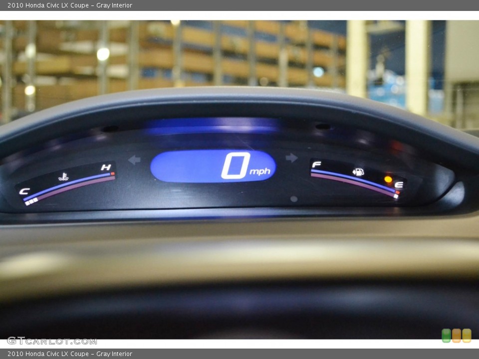 Gray Interior Gauges for the 2010 Honda Civic LX Coupe #94199647