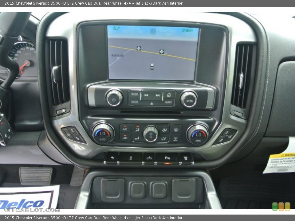 Jet Black/Dark Ash Interior Controls for the 2015 Chevrolet Silverado 3500HD LTZ Crew Cab Dual Rear Wheel 4x4 #94208230