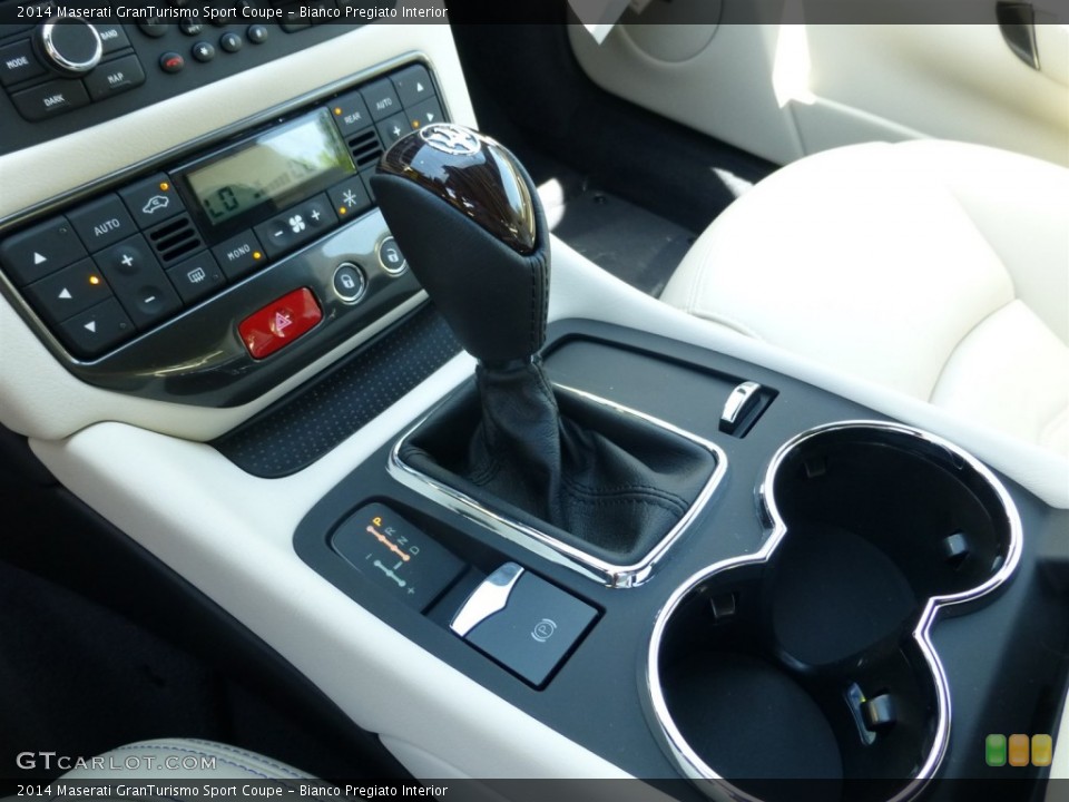 Bianco Pregiato Interior Transmission for the 2014 Maserati GranTurismo Sport Coupe #94213384