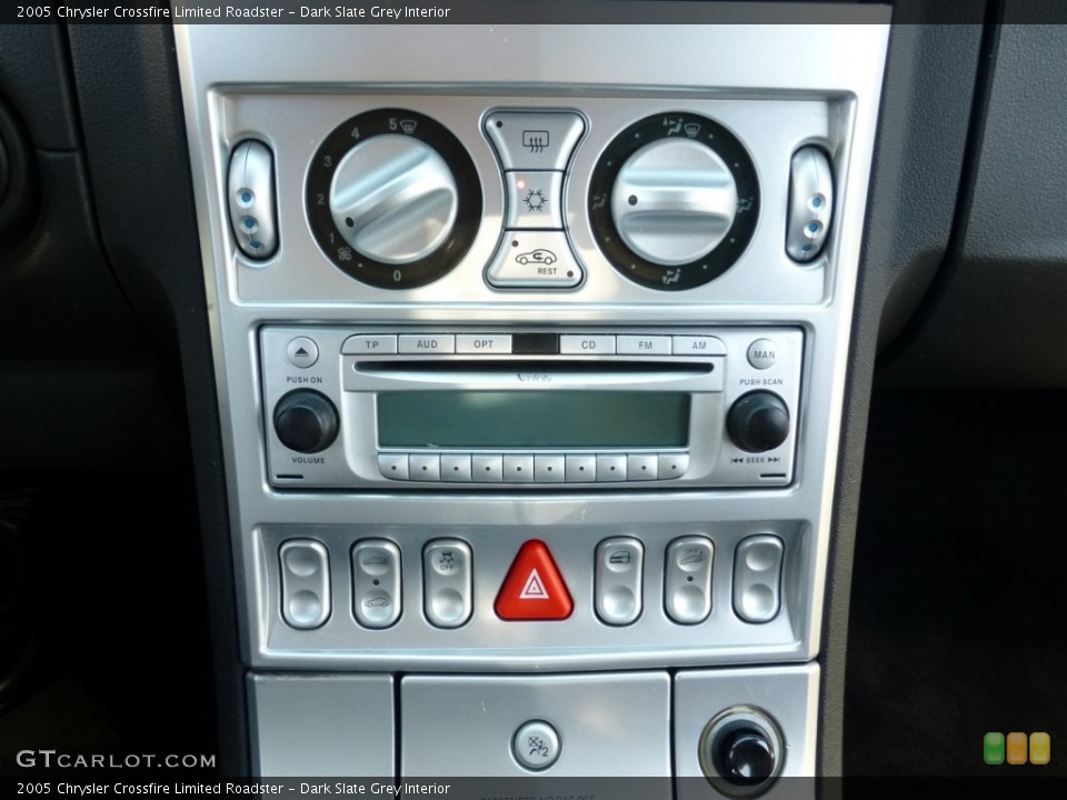 Dark Slate Grey Interior Controls for the 2005 Chrysler Crossfire Limited Roadster #94215595