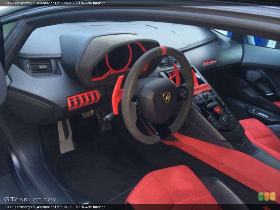 Nero Ade Interior Prime Interior for the 2012 Lamborghini Aventador LP 700-4 #94220096