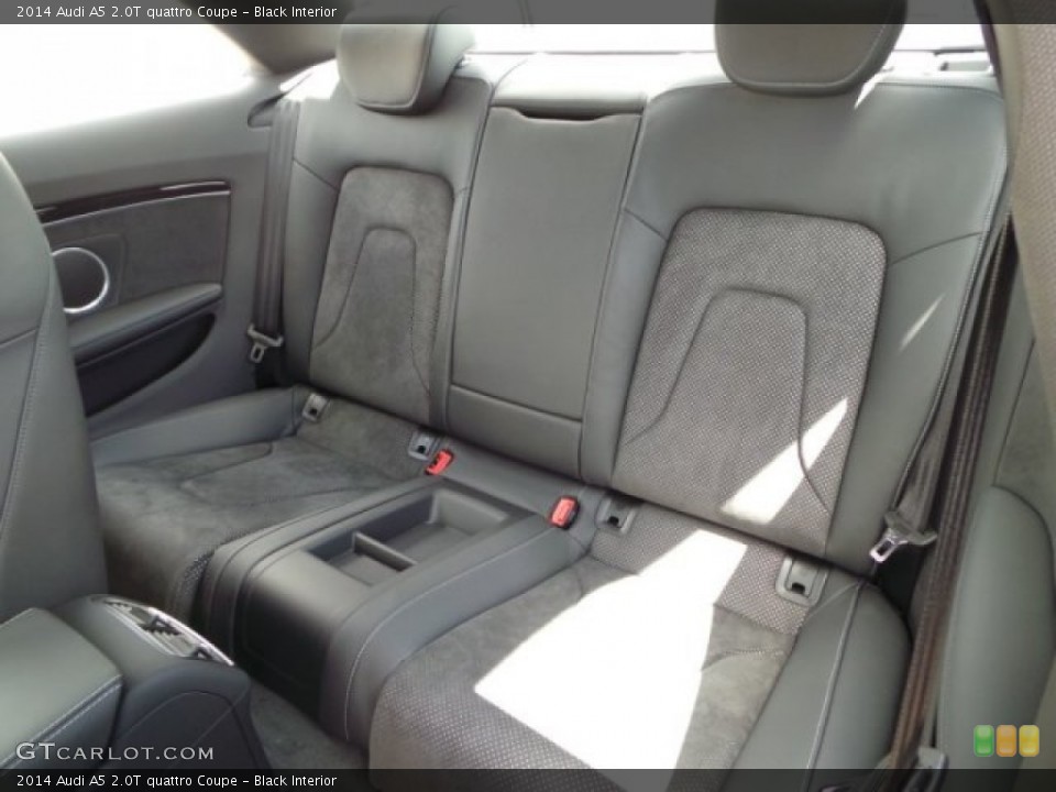 Black Interior Rear Seat for the 2014 Audi A5 2.0T quattro Coupe #94220201