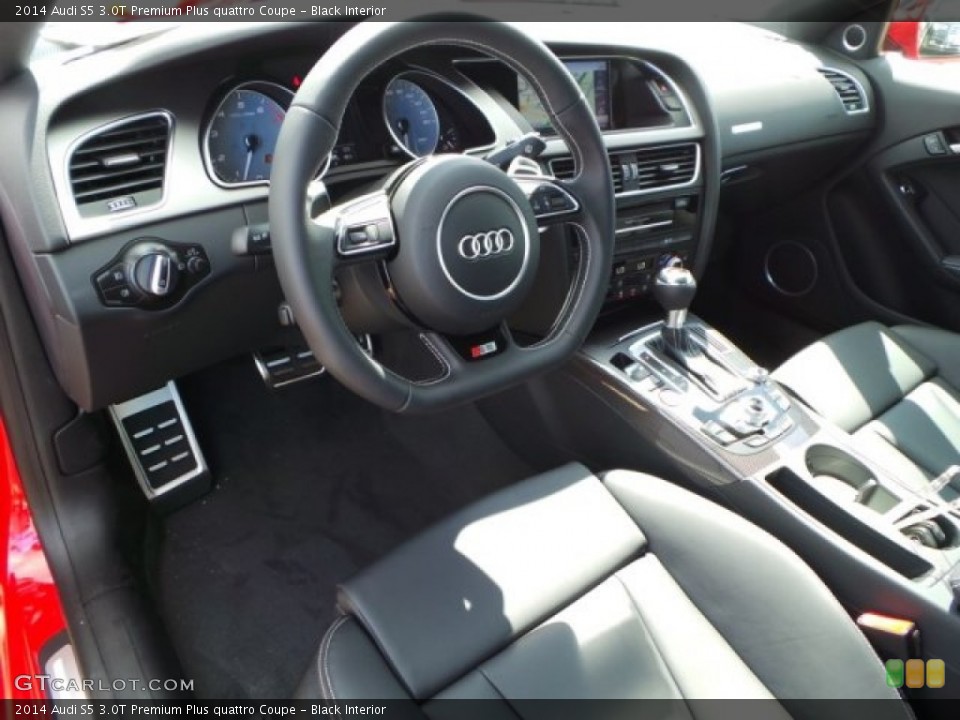 Black Interior Photo for the 2014 Audi S5 3.0T Premium Plus quattro Coupe #94220597
