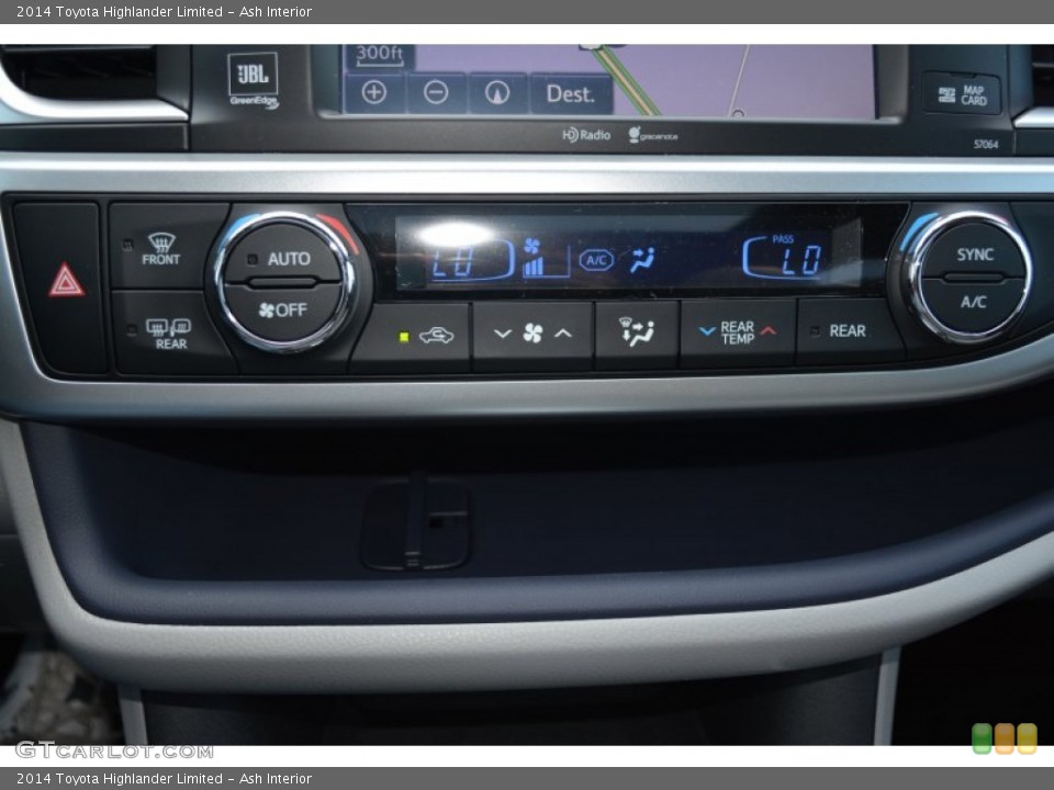 Ash Interior Controls for the 2014 Toyota Highlander Limited #94222214