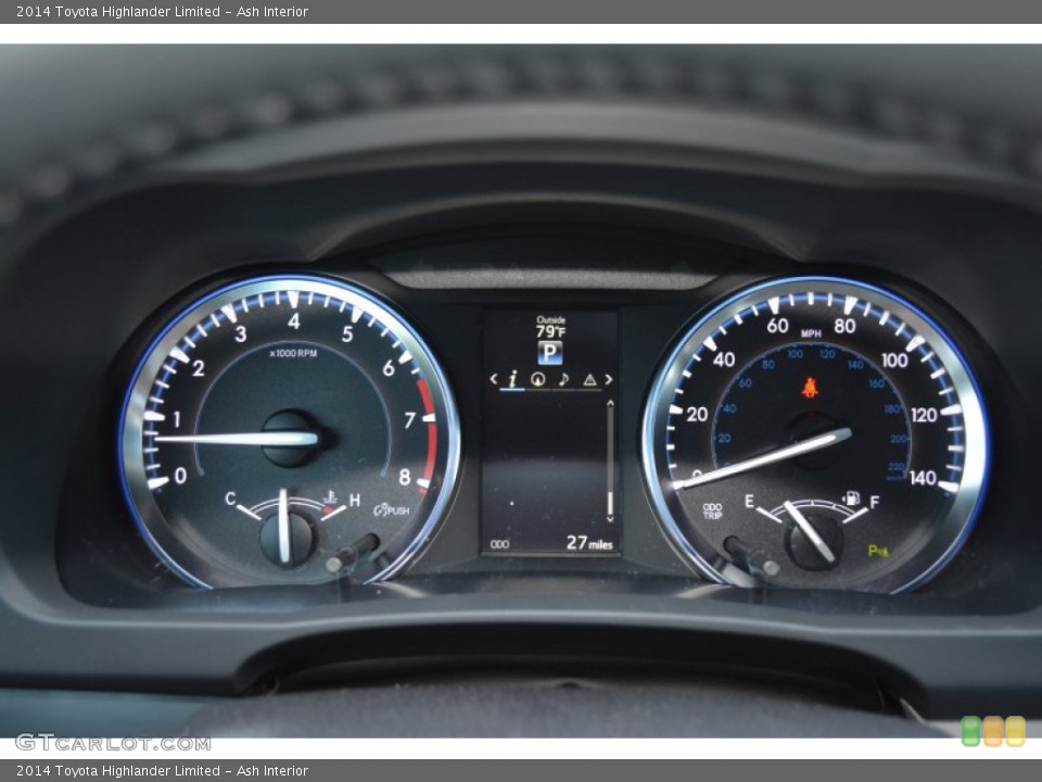Ash Interior Gauges for the 2014 Toyota Highlander Limited #94222394