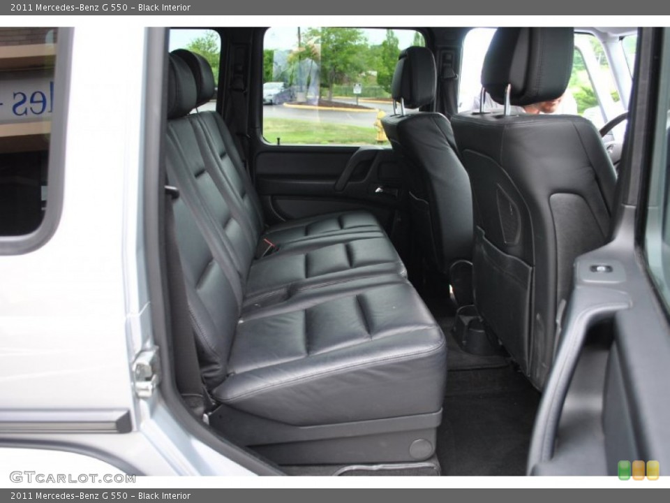 Black Interior Rear Seat for the 2011 Mercedes-Benz G 550 #94225403