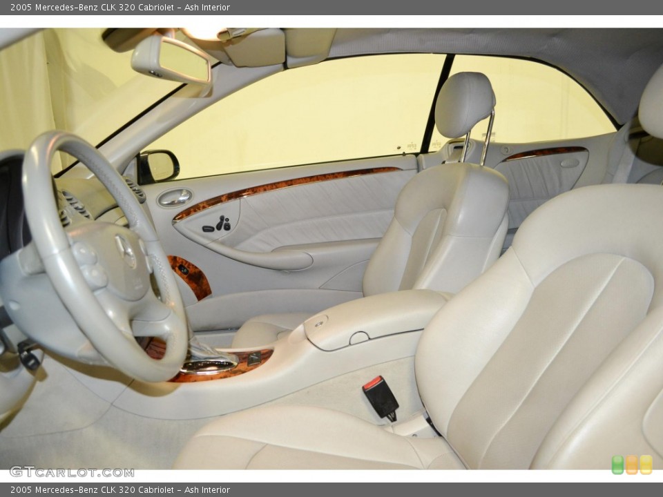 Ash Interior Front Seat for the 2005 Mercedes-Benz CLK 320 Cabriolet #94227677