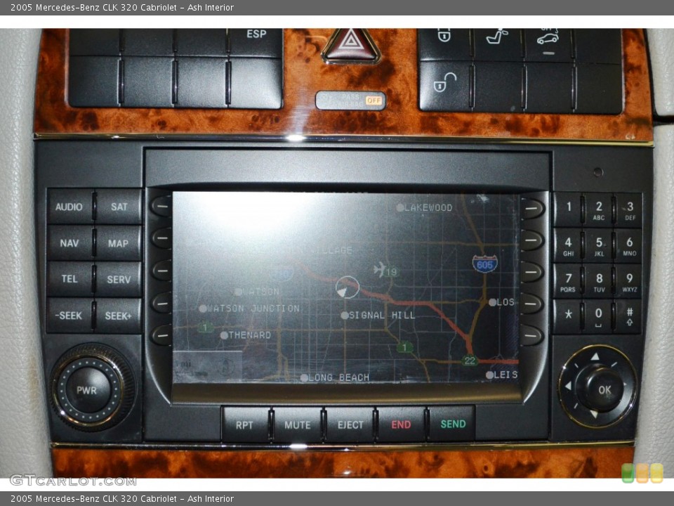 Ash Interior Navigation for the 2005 Mercedes-Benz CLK 320 Cabriolet #94228106