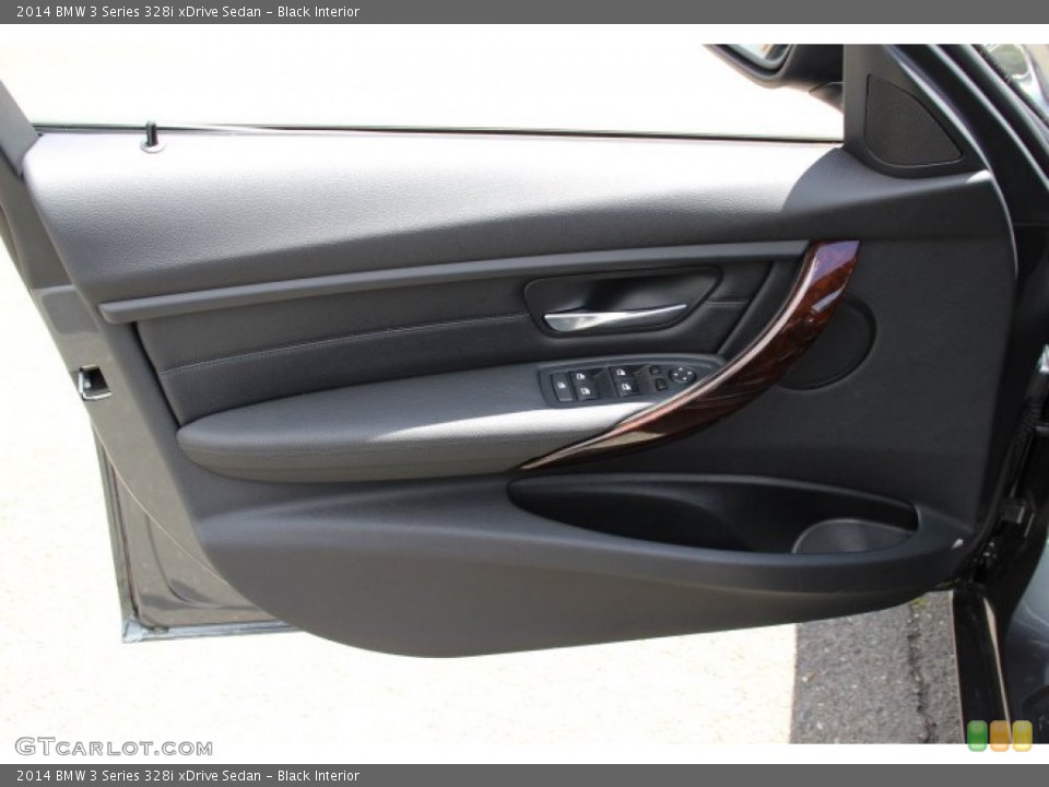 Black Interior Door Panel for the 2014 BMW 3 Series 328i xDrive Sedan #94237535