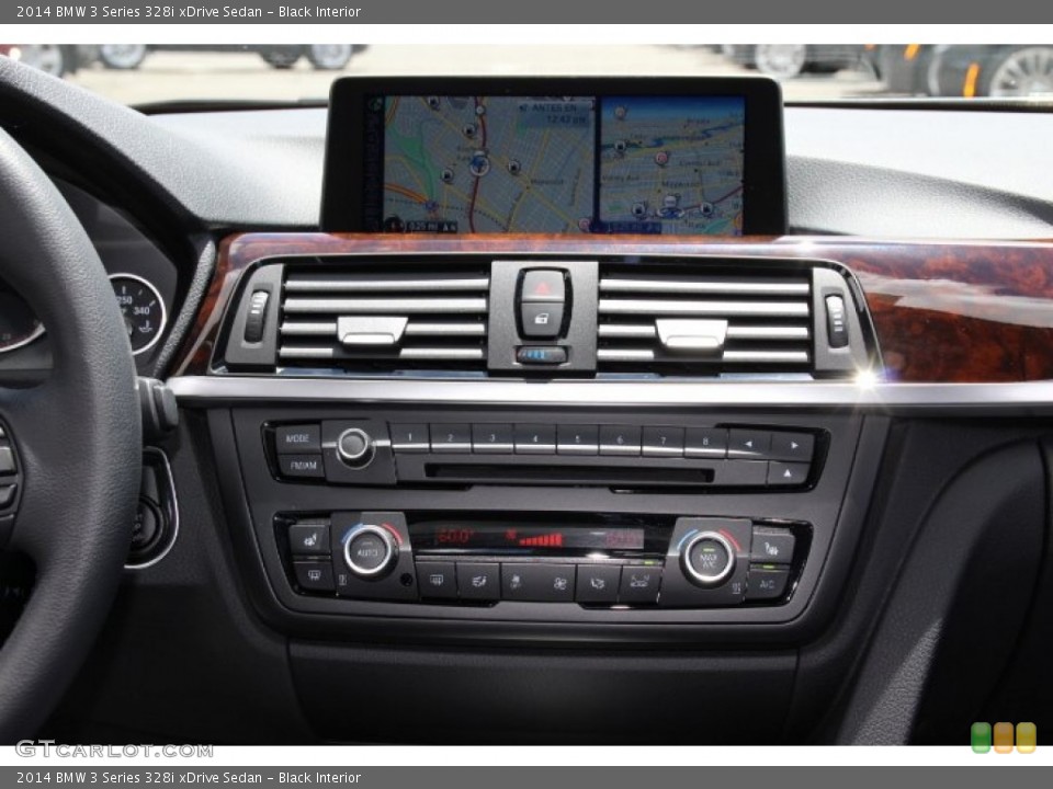 Black Interior Controls for the 2014 BMW 3 Series 328i xDrive Sedan #94237672