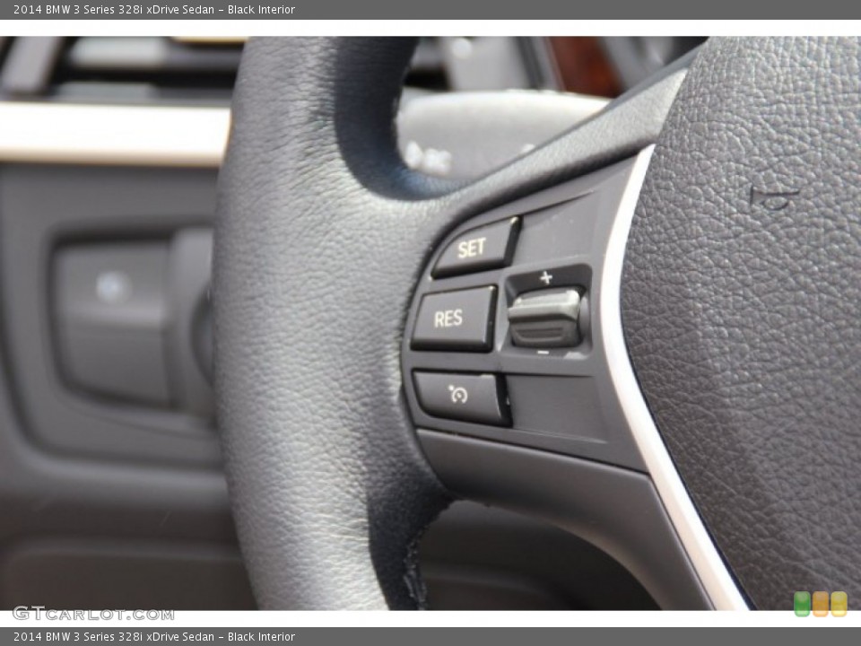 Black Interior Controls for the 2014 BMW 3 Series 328i xDrive Sedan #94237726