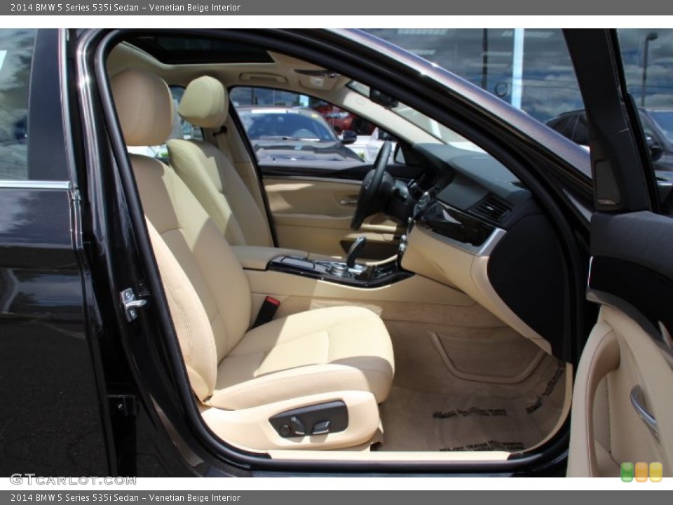 Venetian Beige Interior Front Seat for the 2014 BMW 5 Series 535i Sedan #94240133