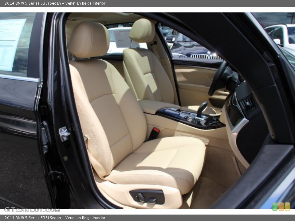 Venetian Beige Interior Front Seat for the 2014 BMW 5 Series 535i Sedan #94240155