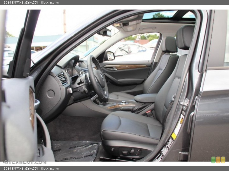 Black Interior Front Seat for the 2014 BMW X1 xDrive35i #94241270
