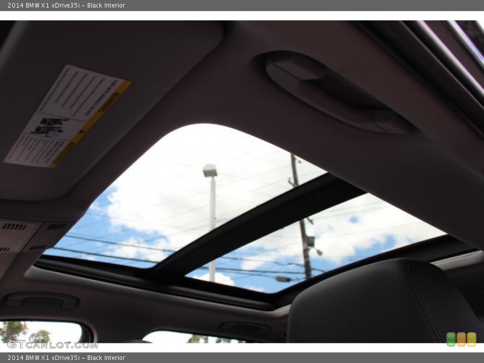 Black Interior Sunroof for the 2014 BMW X1 xDrive35i #94241312