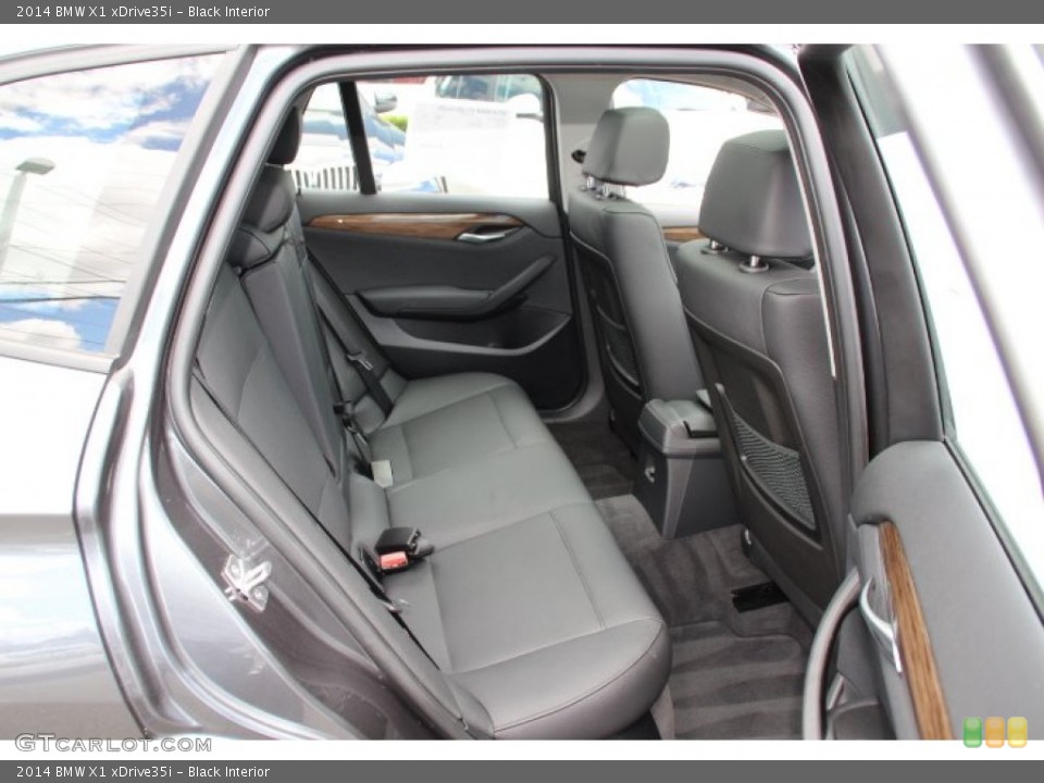 Black Interior Rear Seat for the 2014 BMW X1 xDrive35i #94241561