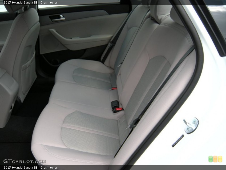 Gray Interior Rear Seat for the 2015 Hyundai Sonata SE #94243185