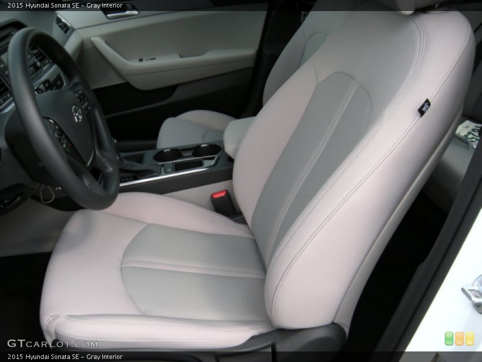 Gray Interior Front Seat for the 2015 Hyundai Sonata SE #94243271