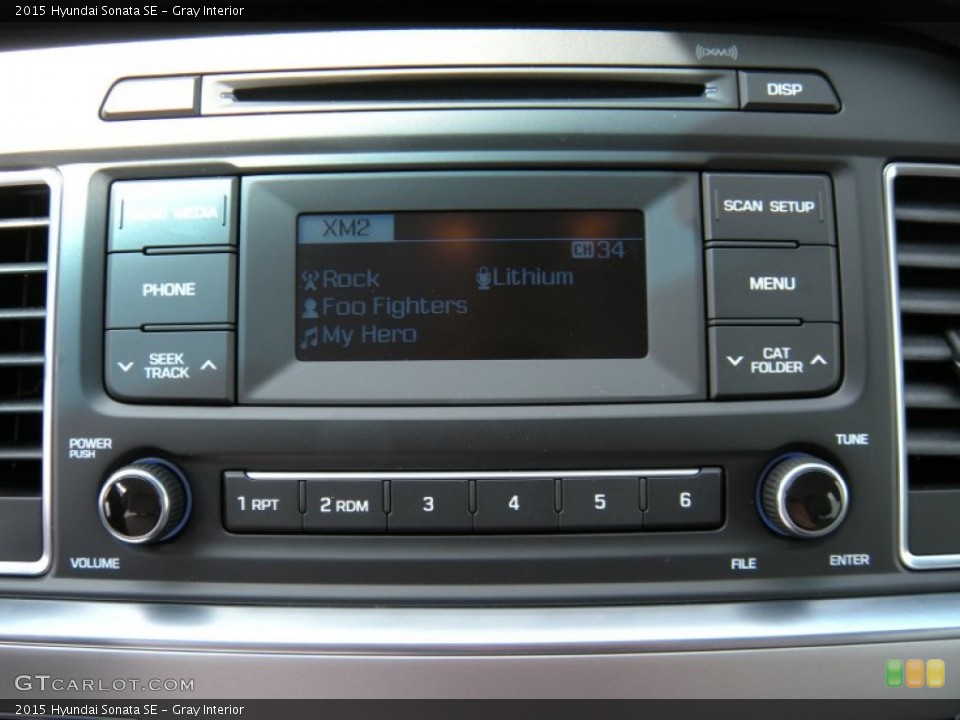 Gray Interior Audio System for the 2015 Hyundai Sonata SE #94243369