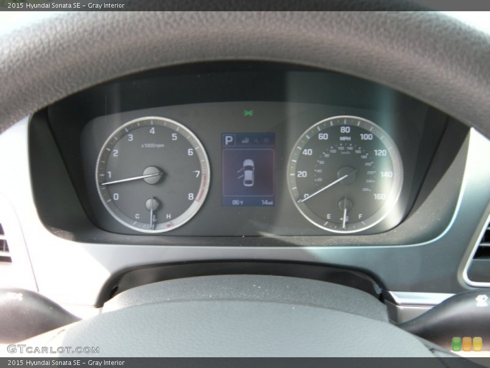 Gray Interior Gauges for the 2015 Hyundai Sonata SE #94243493