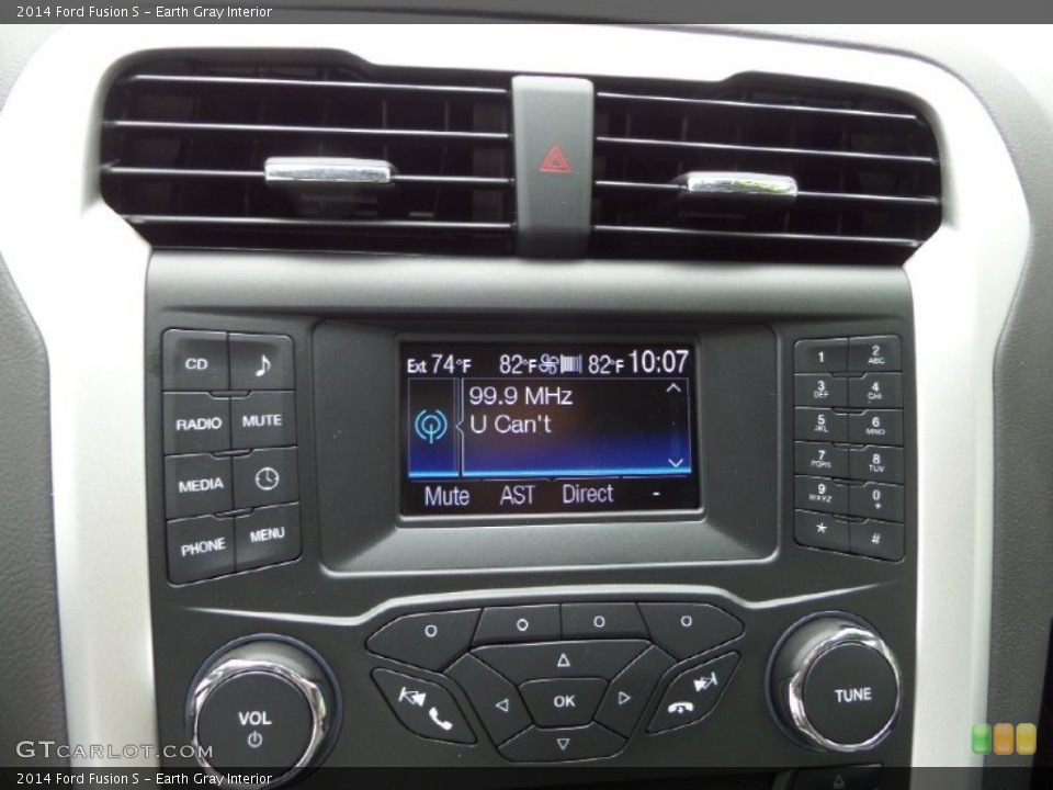 Earth Gray Interior Controls for the 2014 Ford Fusion S #94244063
