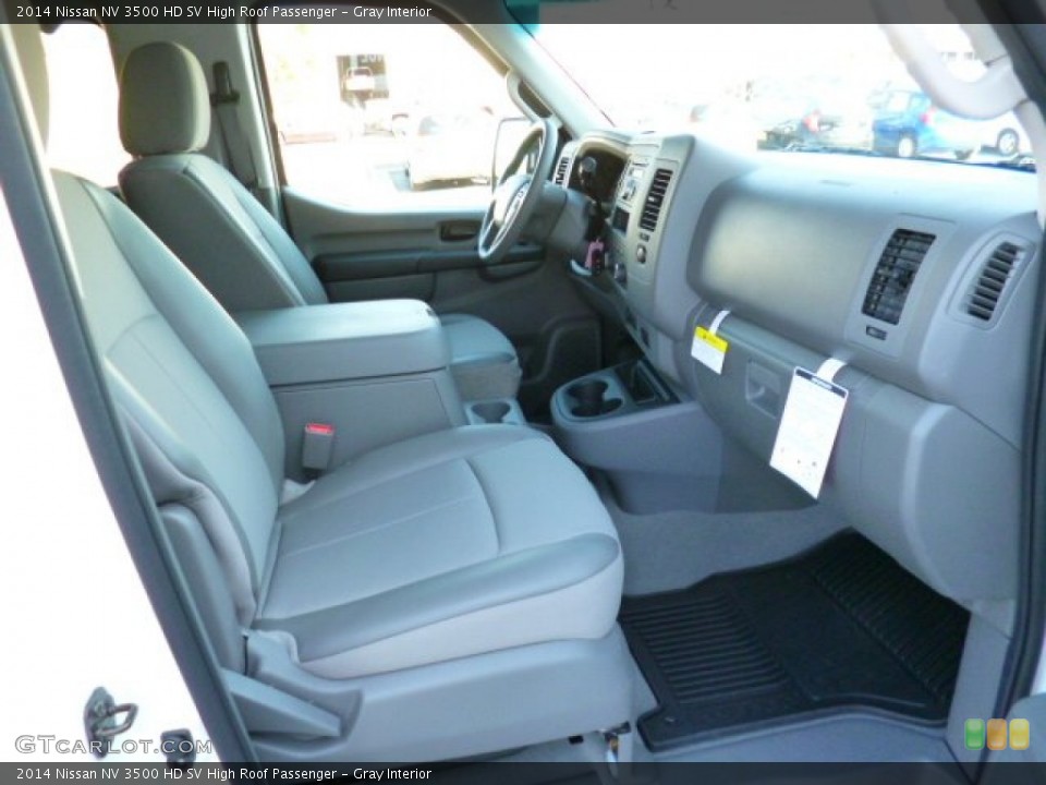 Gray Interior Front Seat for the 2014 Nissan NV 3500 HD SV High Roof Passenger #94249575