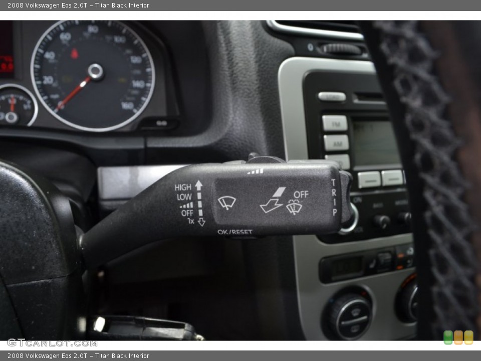 Titan Black Interior Controls for the 2008 Volkswagen Eos 2.0T #94249904