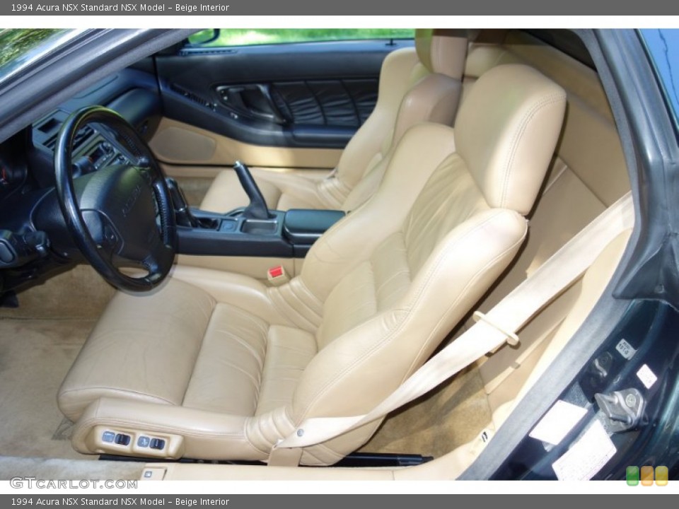 Beige Interior Front Seat for the 1994 Acura NSX  #94254311
