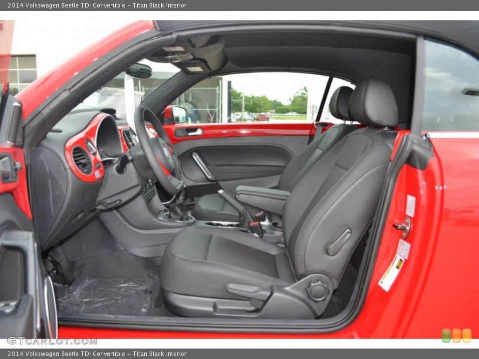 Titan Black Interior Photo for the 2014 Volkswagen Beetle TDI Convertible #94258781