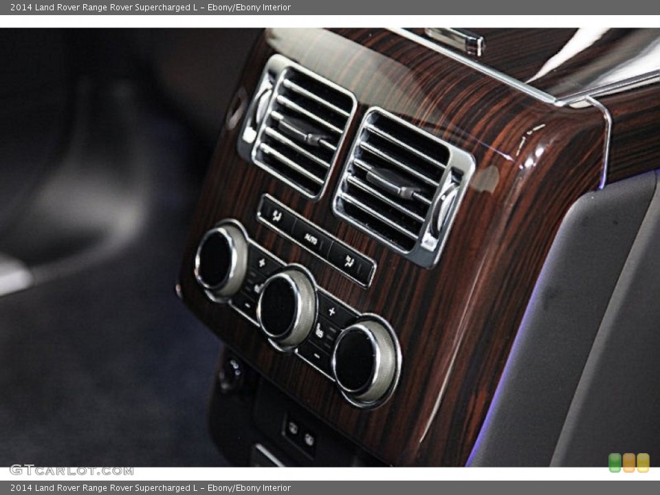 Ebony/Ebony Interior Controls for the 2014 Land Rover Range Rover Supercharged L #94263059