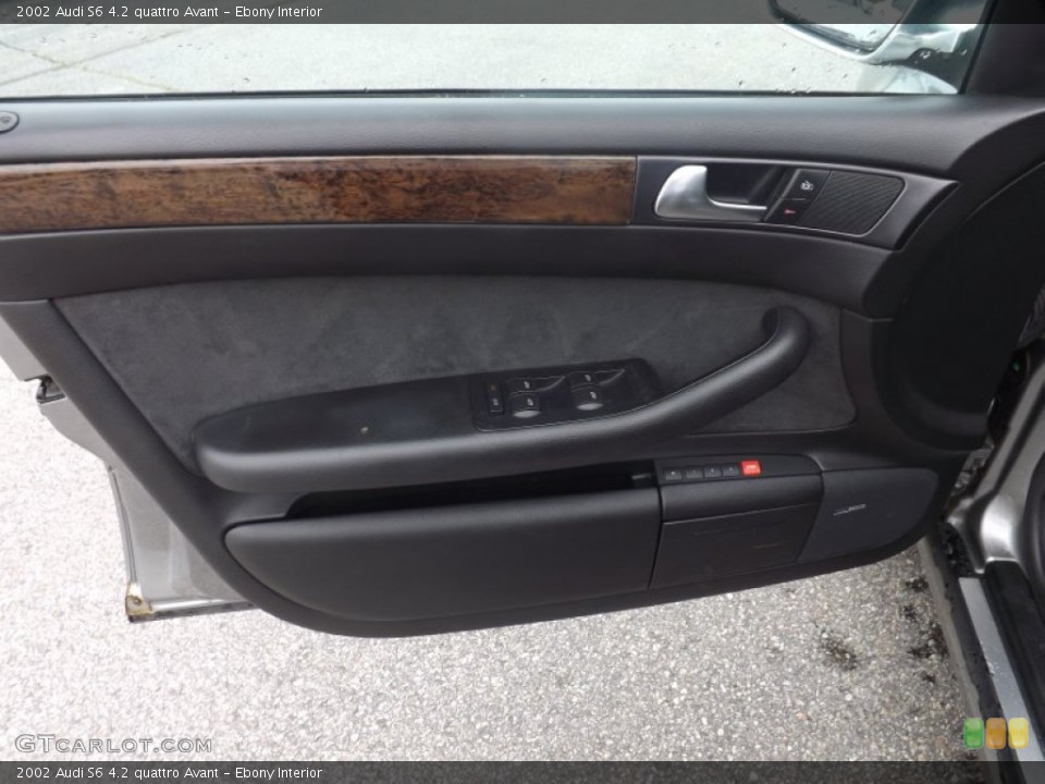 Ebony Interior Door Panel for the 2002 Audi S6 4.2 quattro Avant #94266758