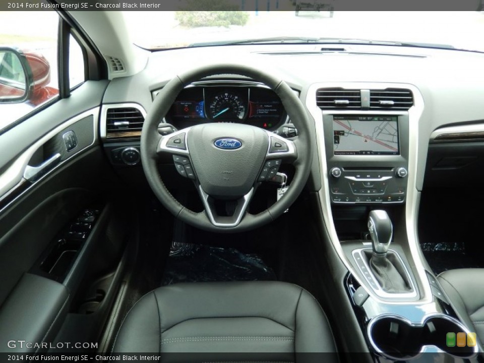 Charcoal Black Interior Dashboard for the 2014 Ford Fusion Energi SE #94268345