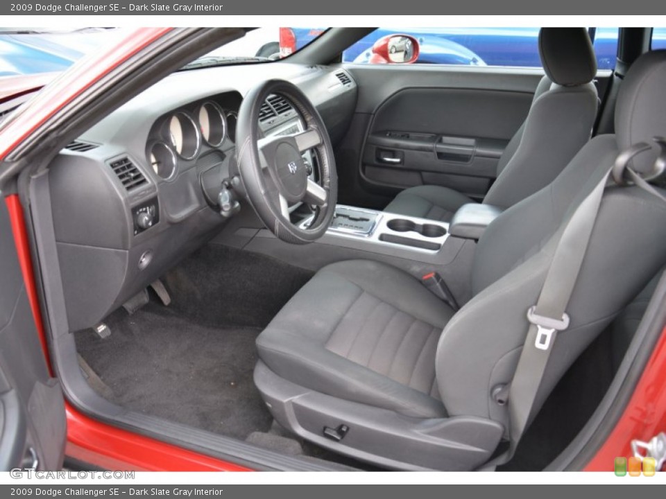 Dark Slate Gray 2009 Dodge Challenger Interiors