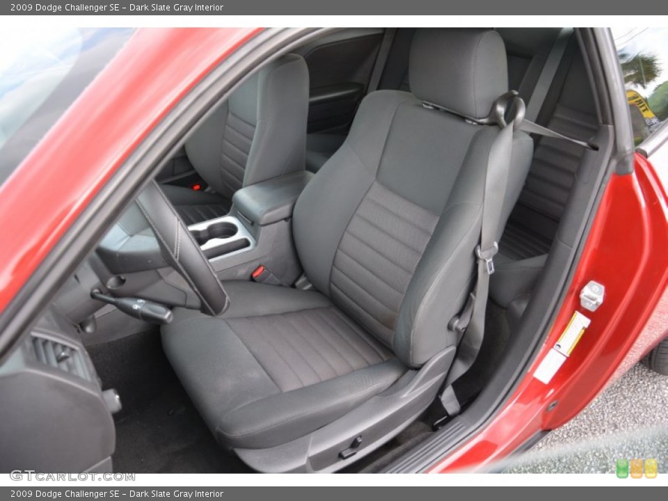Dark Slate Gray Interior Front Seat for the 2009 Dodge Challenger SE #94273448