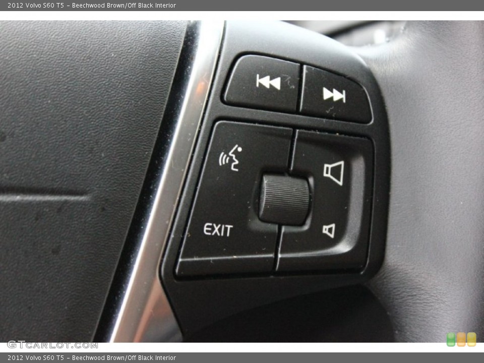Beechwood Brown/Off Black Interior Controls for the 2012 Volvo S60 T5 #94273759