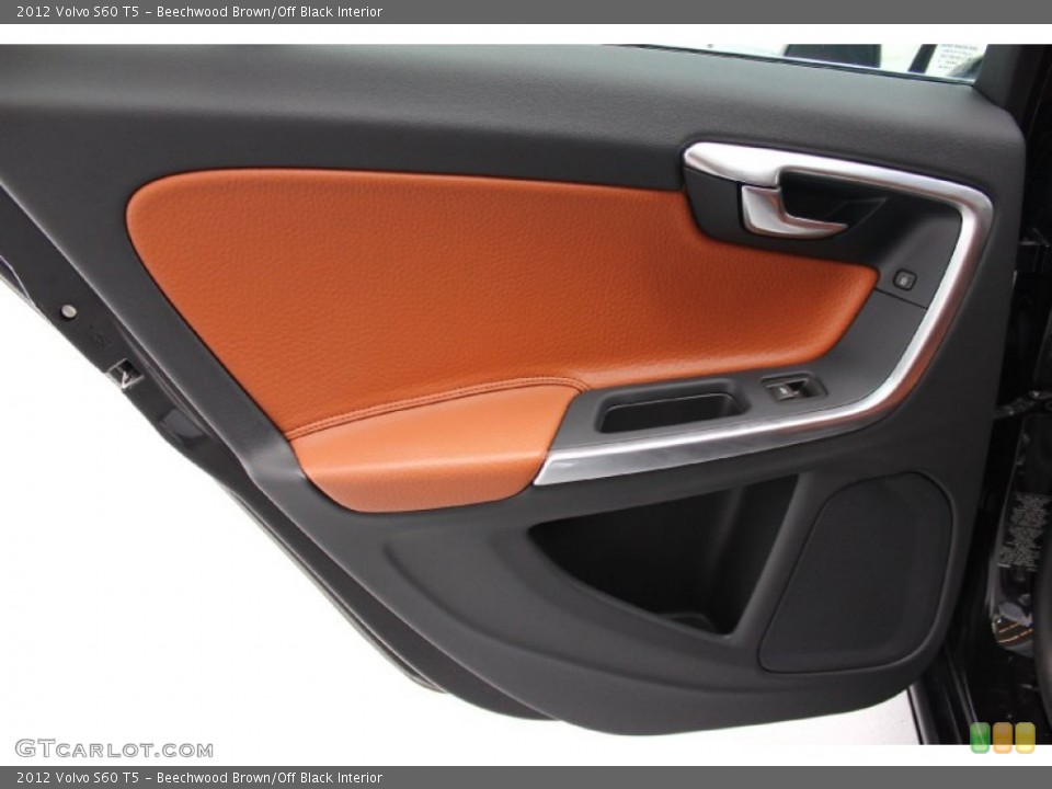 Beechwood Brown/Off Black Interior Door Panel for the 2012 Volvo S60 T5 #94273793