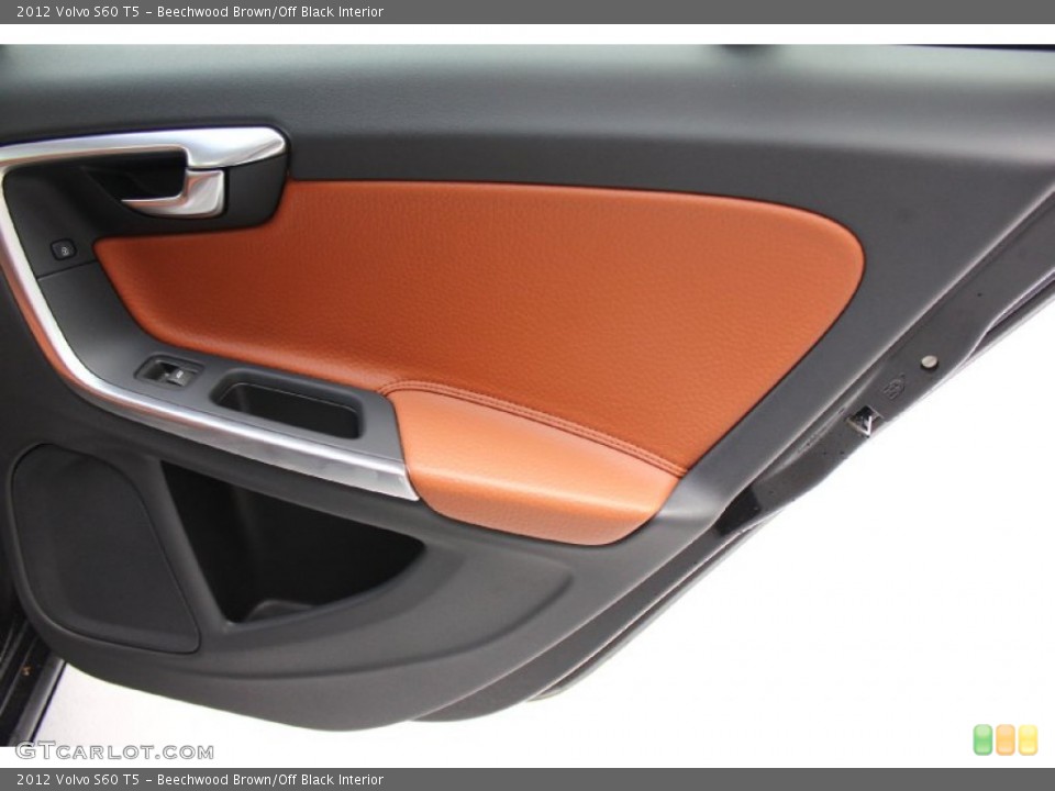 Beechwood Brown/Off Black Interior Door Panel for the 2012 Volvo S60 T5 #94273901