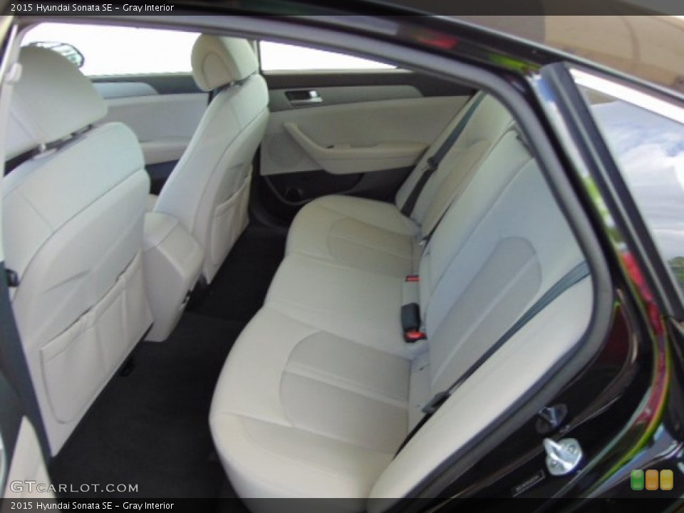 Gray Interior Rear Seat for the 2015 Hyundai Sonata SE #94276283