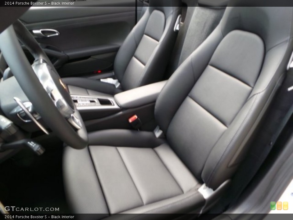 Black Interior Front Seat for the 2014 Porsche Boxster S #94278040