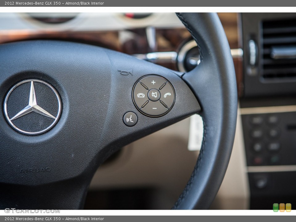Almond/Black Interior Controls for the 2012 Mercedes-Benz GLK 350 #94278074