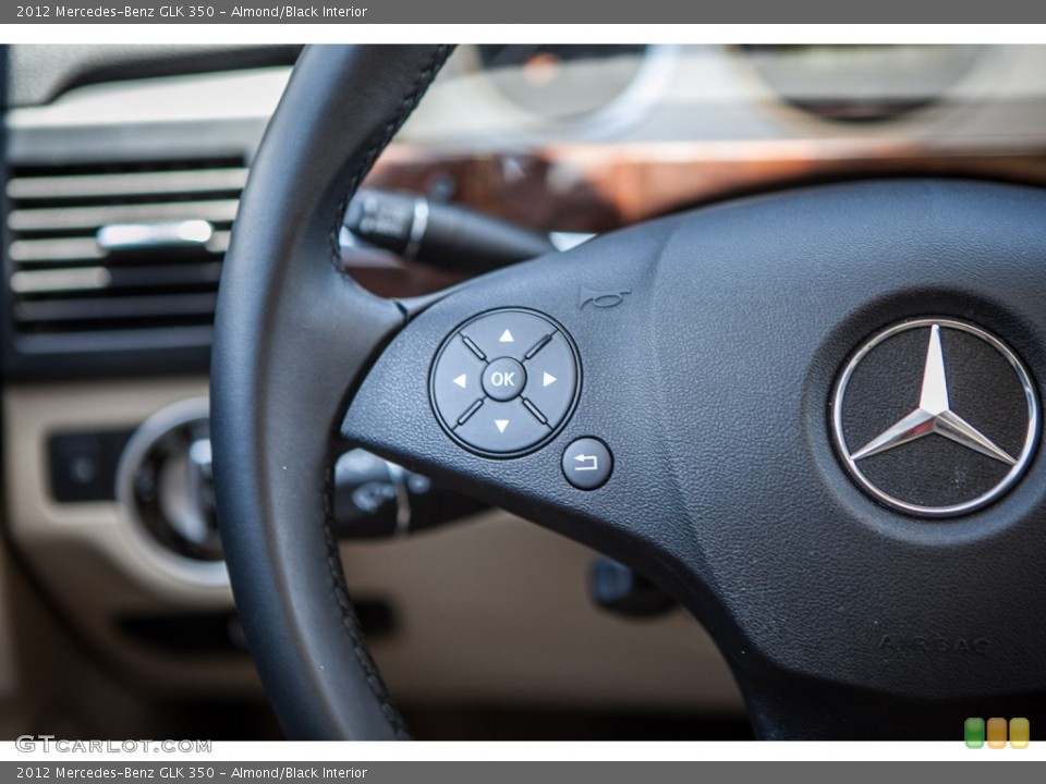 Almond/Black Interior Controls for the 2012 Mercedes-Benz GLK 350 #94278101
