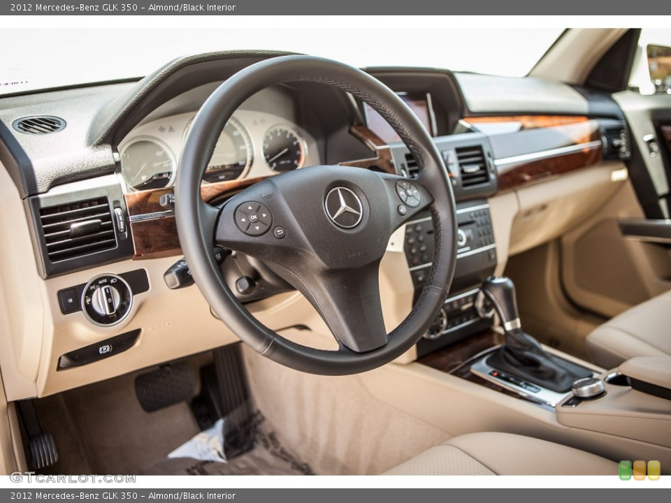 Almond/Black Interior Photo for the 2012 Mercedes-Benz GLK 350 #94278116
