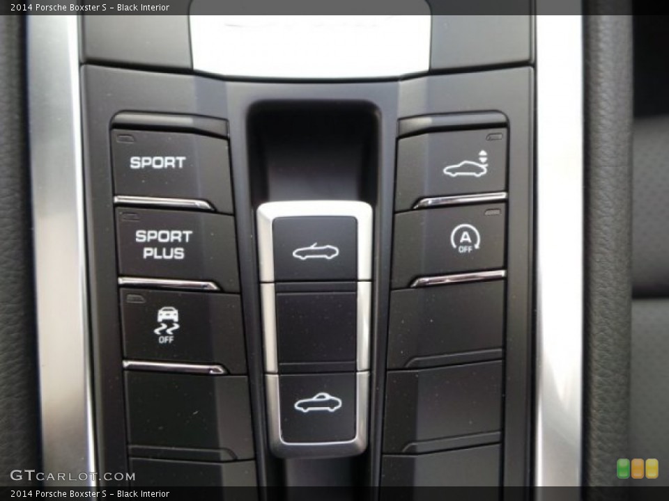 Black Interior Controls for the 2014 Porsche Boxster S #94278152