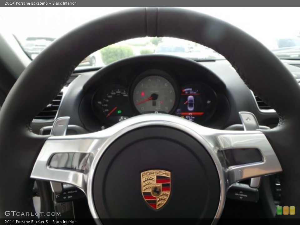 Black Interior Steering Wheel for the 2014 Porsche Boxster S #94278164