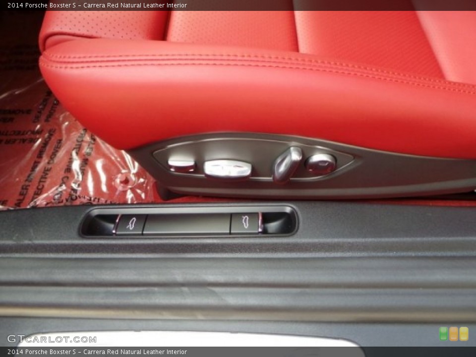 Carrera Red Natural Leather Interior Controls for the 2014 Porsche Boxster S #94278443