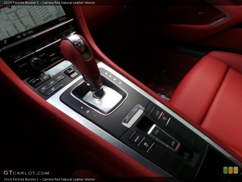 Carrera Red Natural Leather Interior Transmission for the 2014 Porsche Boxster S #94278473